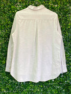 David Jones Ivory Cotton Utility Shirt — back