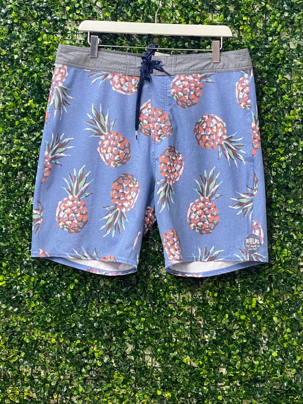 Rip Curl Mirage Blue Pineapple Boardshorts — front