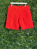 The North Face Burnt Orange Nylon Utility Shorts — front