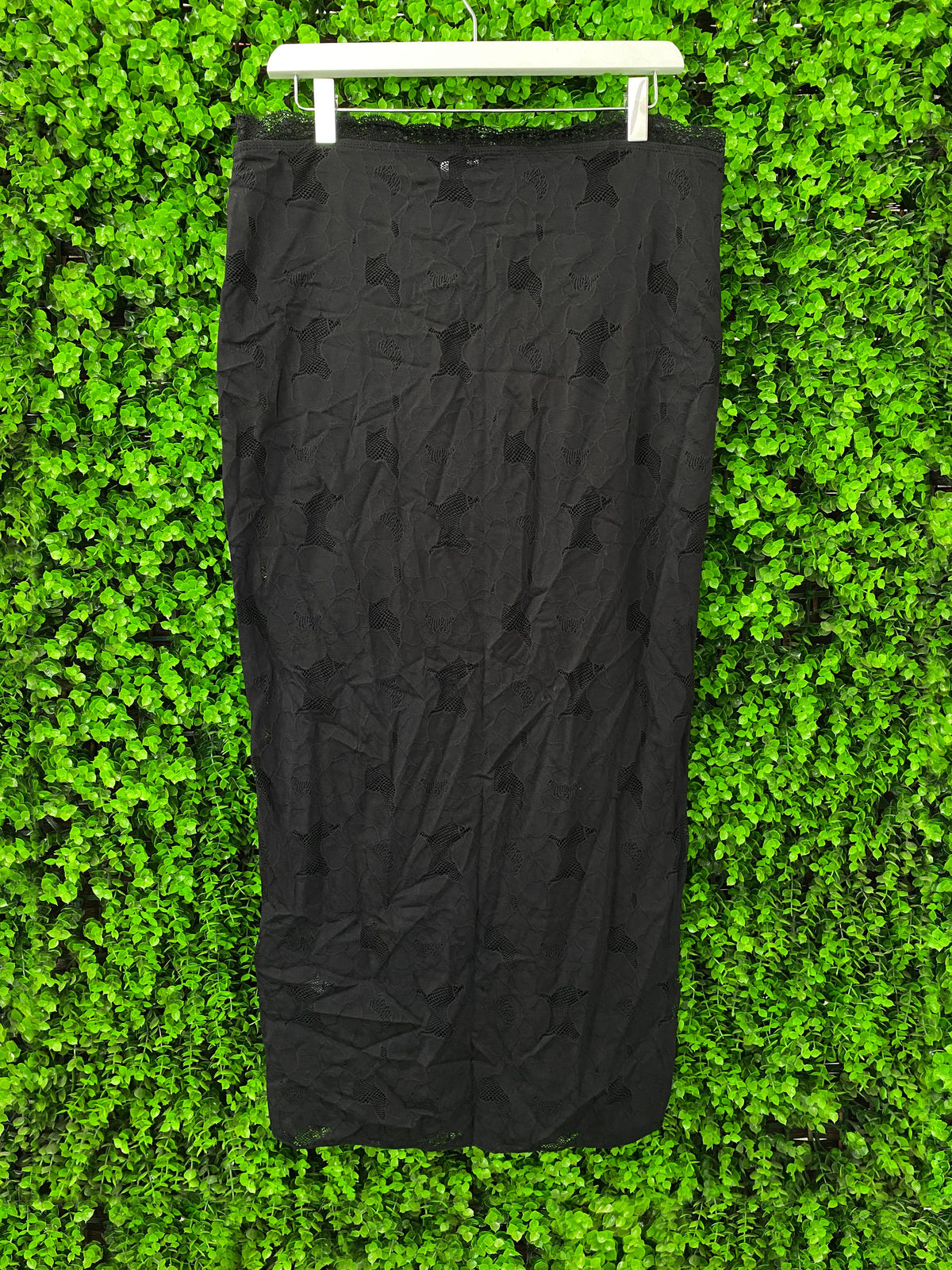 Rita Ora x Primark Black Floral Lace Maxi Skirt