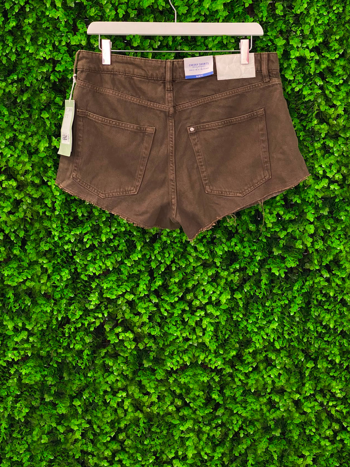 Cheeky Chocolate Brown Denim Mini Shorts