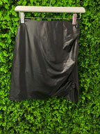 Foschini Y&G Black Faux-Leather Mini Skirt