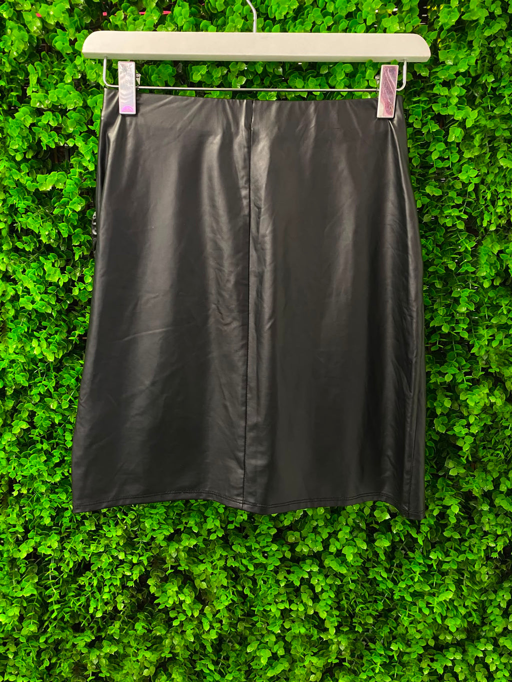 Foschini Y&G Black Faux-Leather Mini Skirt